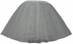 Spódnica, spódniczka tiulowa tutu z podszewką - 40 cm szara 