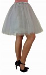 Spódnica, spódniczka tiulowa tutu z podszewką - 50 cm szara
