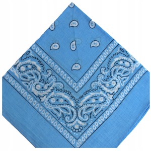 - BANDAMKA BANDANA CHUSTKA CHUSTA BANDAMA - j. niebieska