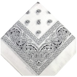 - BANDAMKA BANDANA CHUSTKA CHUSTA BANDAMA - biała