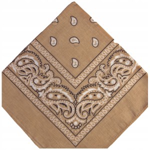 - BANDAMKA BANDANA CHUSTKA CHUSTA BANDAMA - beżowa