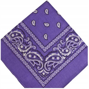 - BANDAMKA BANDANA CHUSTKA CHUSTA BANDAMA - j. fioletowa