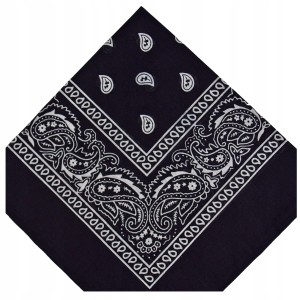 - BANDAMKA BANDANA CHUSTKA CHUSTA BANDAMA - czarna