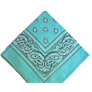 - BANDAMKA BANDANA CHUSTKA CHUSTA BANDAMA - miętowa