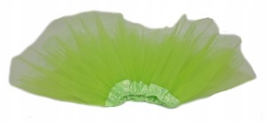 - SPÓDNICZKA TIULOWA SPÓDNICA TUTU 30cm 3-8 lat j. zielona