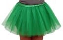 - SPÓDNICZKA TIULOWA SPÓDNICA z podszewką TUTU 30cm 3-8 lat c. zielona