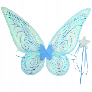 - SKRZYDEŁKA ELFA MOTYLKA WRÓŻKA MOTYL MOTYLEK motyla ELF Hologramowe