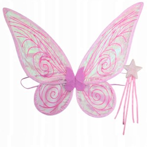 - SKRZYDEŁKA ELFA MOTYLKA WRÓŻKA MOTYL MOTYLEK motyla ELF Hologramowe