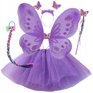 - STRÓJ MOTYLKA MOTYLEK MOTYL WRÓŻKA spódniczka 40cm 7-16 lat