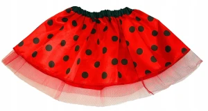 Spódnica, spódniczka tiulowa tutu - 28 cm biedronka