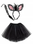 - STRÓJ ZEBRY ZEBRA spódniczka 40 cm 7-14lat