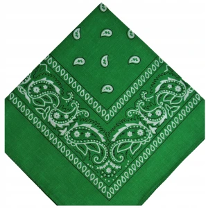 - BANDAMKA BANDANA CHUSTKA CHUSTA BANDAMA - zielona