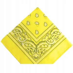 - BANDAMKA BANDANA CHUSTKA CHUSTA BANDAMA - j. żółty