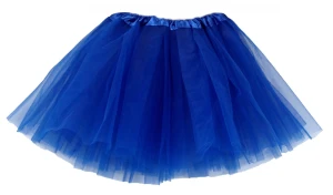 - SPÓDNICZKA TIULOWA SPÓDNICA TUTU 30cm 3-8 lat chabrowa